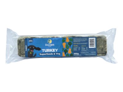 Dougie’s Raw Dog Food –  Turkey Superfoods 560g