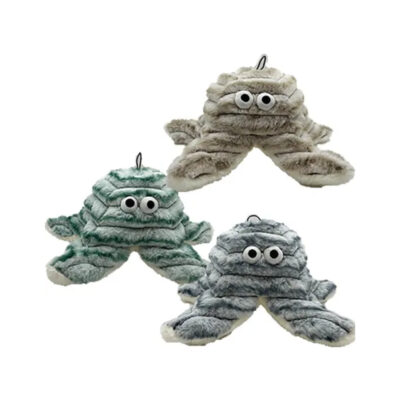 Gor Pets Gor Reef Star Fish Striped Plush Pet Toys - Green/Grey/Sand